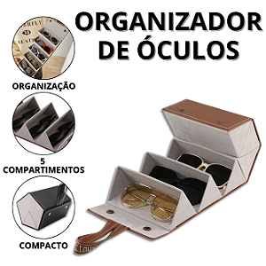 Porta Óculos De Sol Estojo Oculos Caixa Organizadora Organizador Caixinha De Viagem Case
