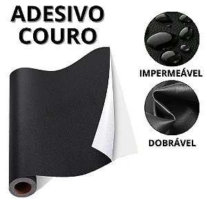 Adesivo De Couro Autocolante 5m Reparo Impermeável Sofá Banco Carro