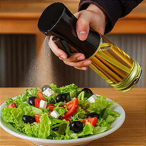 Spray de Azeite 180ml Borrifador Culinário de Vidro