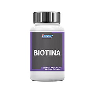 Biotina 5mg Melhora da Pele 60 Cápsulas