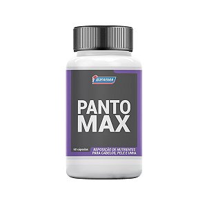 PantoMax Vitamina para Cabelo, Pele e Unhas 60 Cápsulas