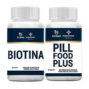 Kit Pill Food + Biotina