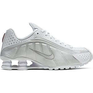 Shox R4 Branco/Prata