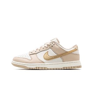Dunk Low Dourado  e Branco