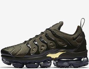 Vapor Max Plus Cinza e Verde