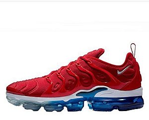 Vapor Max Plus   Vermelho e Azul