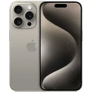 iPhone 15 Pro 128GB Natural (Vitrine)– Sem Uso, Condição Premium