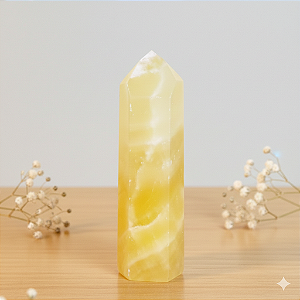Ponta Calcita Amarela