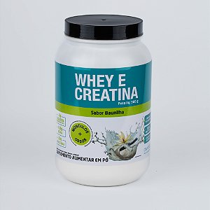 Whey e Creatina Sabor Baunilha - 960gr