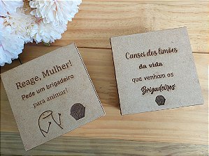 Caixa para Brigadeiros em mdf