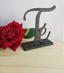 Palavra Decorativa Fé em mdf