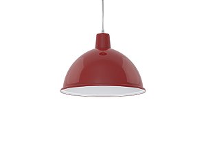 Lum Pendente Taschibra Design Td 821 Vermelho