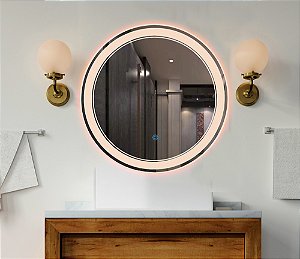 Espelho Led Touch Elt-06 24w 3000k