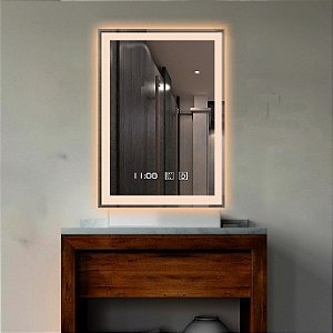 Espelho Led Touch Elt-102 24w 3000k