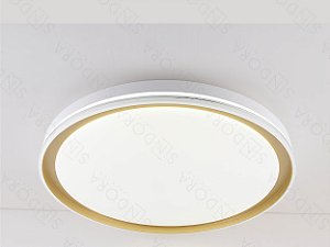Plafon 50cm 120w 3000k 9000lm Dourado