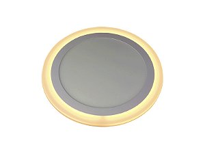 Painel Led Dual Color 18w+6w Embutir Redondo