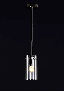 Pendente Odessa Metal Preto Perolado 1x G9