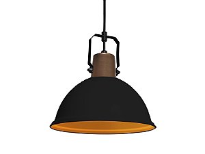 Pendente Taschibra Factory P Preto Fosco