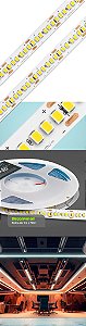 Fita Led 12v C/ 240 Leds Smd 3000k 24w 2760 Lumens Ip20 Irc 80