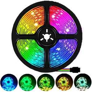 Fita Led Rgb Para Tv 3mt Com Controle