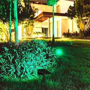Spot Solar Dual Color 50 Lumens 3000k + Verde