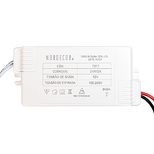 Fonte 12v Mini Slim 24w/2a