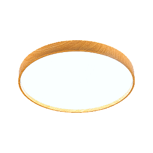 Plafon Cristall Deccor Bambu 30w 3000k 4000k 6500k Redondo 490x90mm Cct Com Controle