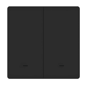 Interruptor Smart Bat. 3v, 2 Teclas, Ble+Sigmesh Myhouse X, Preto