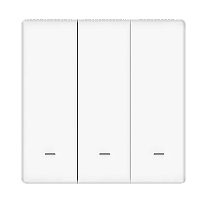 Interruptor Smart Bat. 3v, 3 Teclas, Ble+Sigmesh Myhouse X, Branco