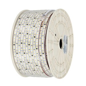 Fita Pratik Super Brilho 3535 10w/M 3000k 110v 100mt 1000 Lumens/M Ip65 Vendida P/ Metro