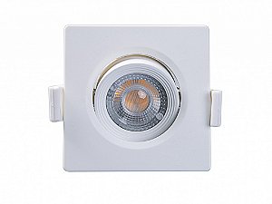 Spot Embutir Quadrado Alltop Led Mr11 3w 3000k 38 Br