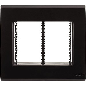 Placa 6 Postos 4x4 Tramontina Liz Grafite