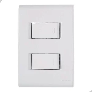 Interrupto Liz Montado Duplo Branco