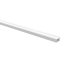 Perfil Led Taschibra Vertex 24 Embutir 9x24x3000mm Branca