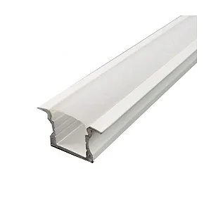 Perfil De Embutir 24,2x14,3x12,6mm 3m Branco