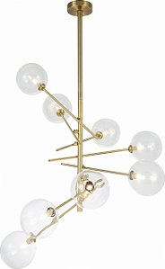 Luminária Ladder Ø63x110cm Haste Regulável – Dourado