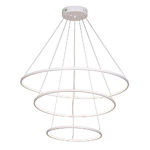 Pendente Júpter Ø80 Ø60 Ø40cm - 03 Metros De Cabo - Branco