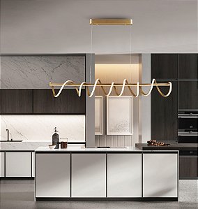 Pd 120cm 103w 3000k 7725lm Dourado