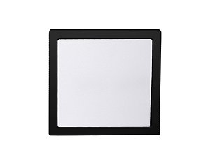 Painel Led 24w Lys Quadrado Sobrepor Preto 6500k