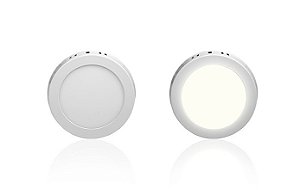 Painel Led 6w Lux Redondo Sobrepor