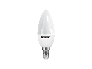 Lampada Led Vela Tvl 25 Leitosa 3w 6500k E14 Com Adapt. E27
