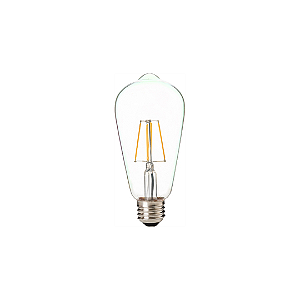 Lampada Led Filamento St64 E27 4w 2700k Biv. Mgsh Inmetro