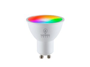 Smart Lampada Wi-fi Led Taschibra 4,8W Mr16 RGB