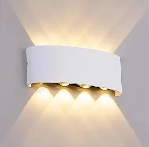 Arandela Lentille Quatre | 8W | IP65 | AUTOVOLT