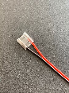 Emenda Conector Saida 15cm P/Fita Led P/Perfil 10mm