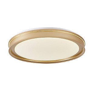 Plafon led glyner 50cm 33w 3k/4k/6.5k dourado
