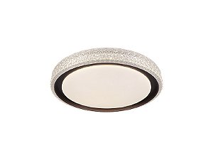 Plafon led taschibra redondo iris on tw 20w preto-7897079098433