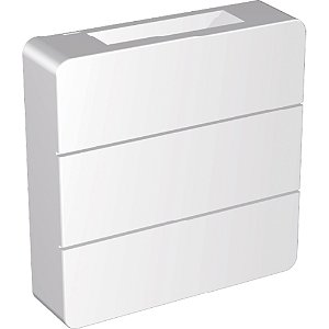 Arandela Clean LED Aletada ABS 6W Bi-Volt 3.000K - Branco - (23633004)