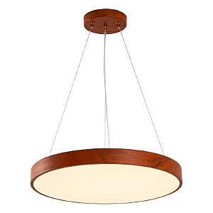 PENDENTE LED ORIS 60CM 36W 3000K IMBUIA
