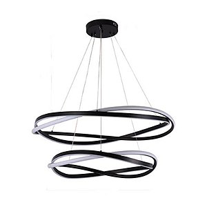 PENDENTE LED EUNI ODI 60/80CM 135W 3000K PT.